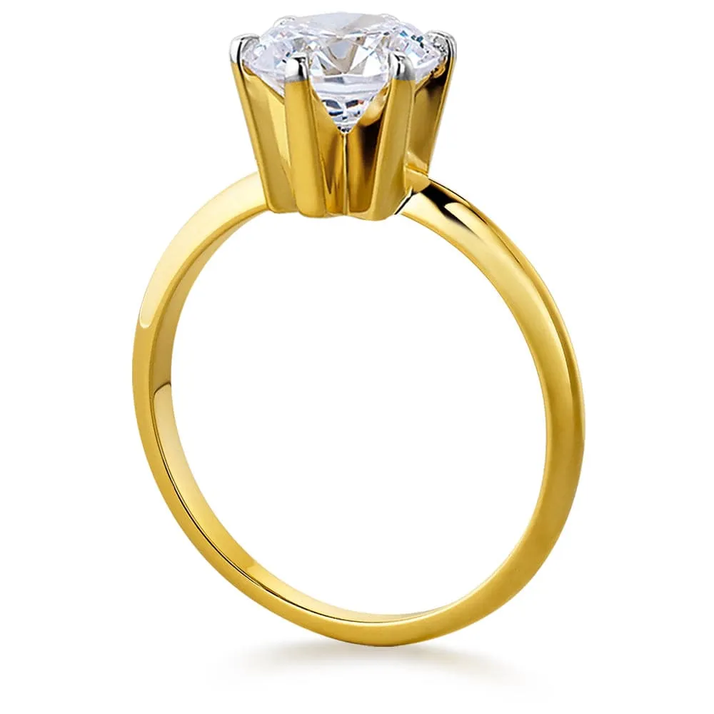 3 ct.  Tiffany Style Solitaire Ring