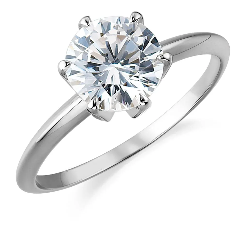 3 ct.  Tiffany Style Solitaire Ring