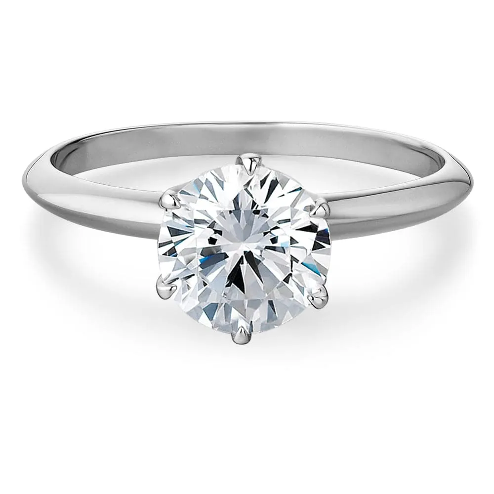 3 ct.  Tiffany Style Solitaire Ring