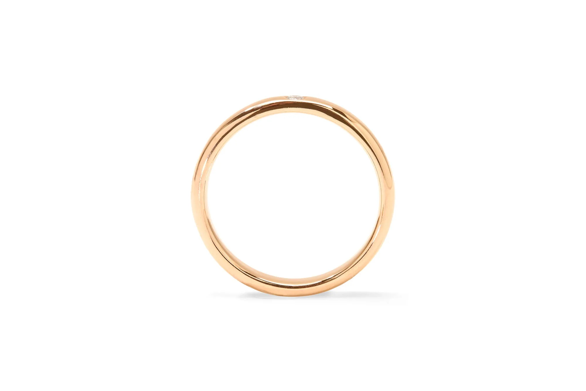 Amore Star 18K Rosegold Ring w. Diamond