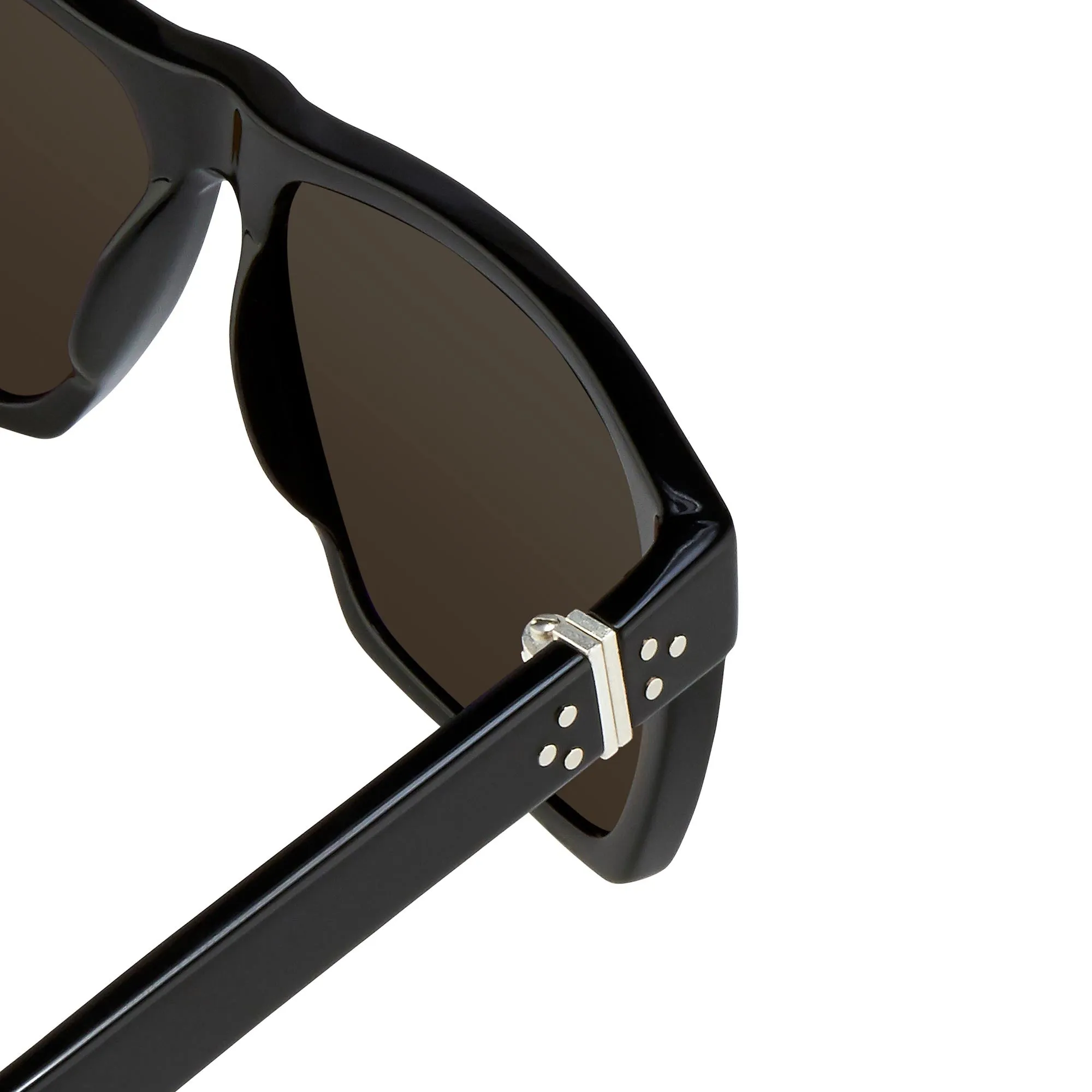 Ann Demeulemeester Men's Sunglasses Angular Black and Grey AD37C1SUN