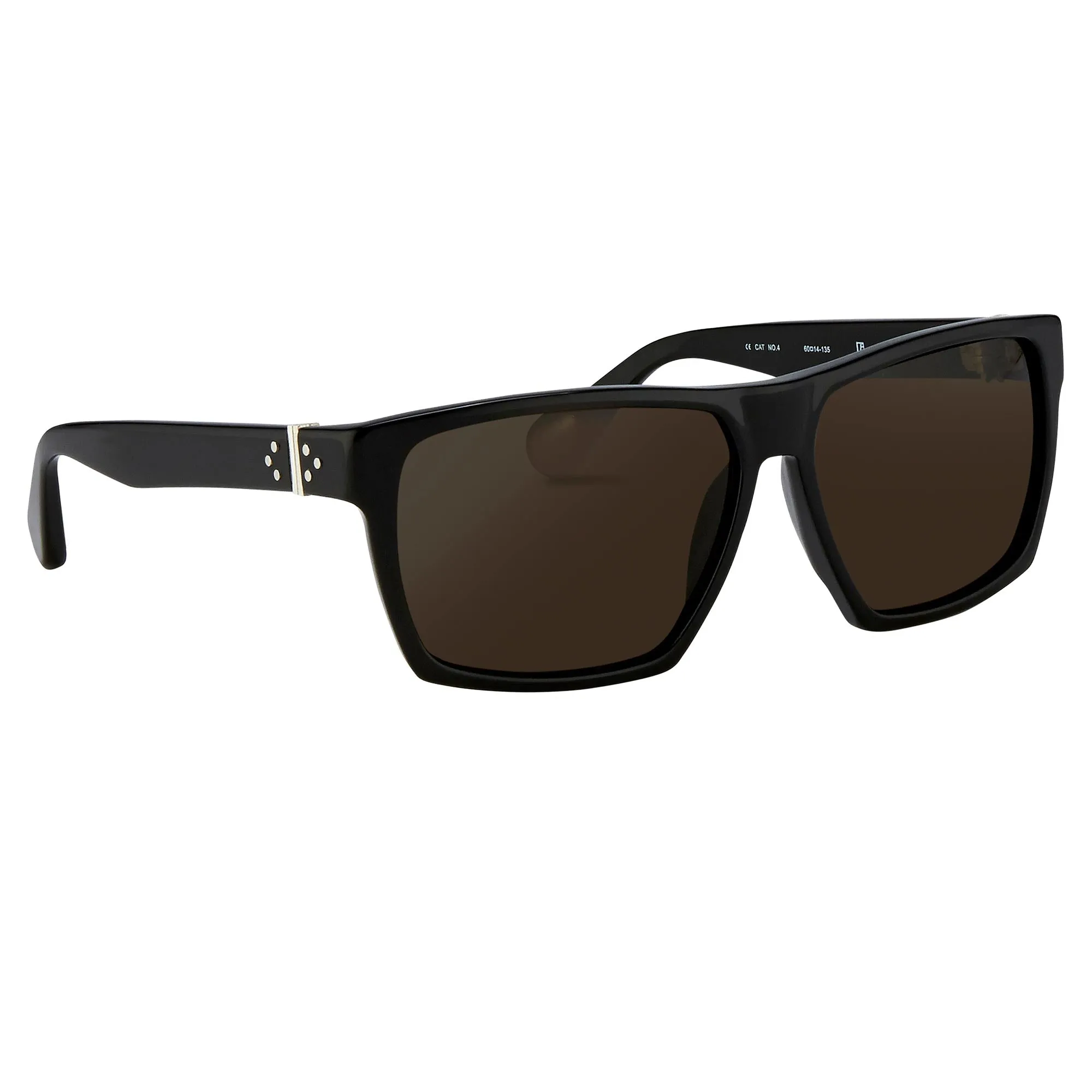 Ann Demeulemeester Men's Sunglasses Angular Black and Grey AD37C1SUN