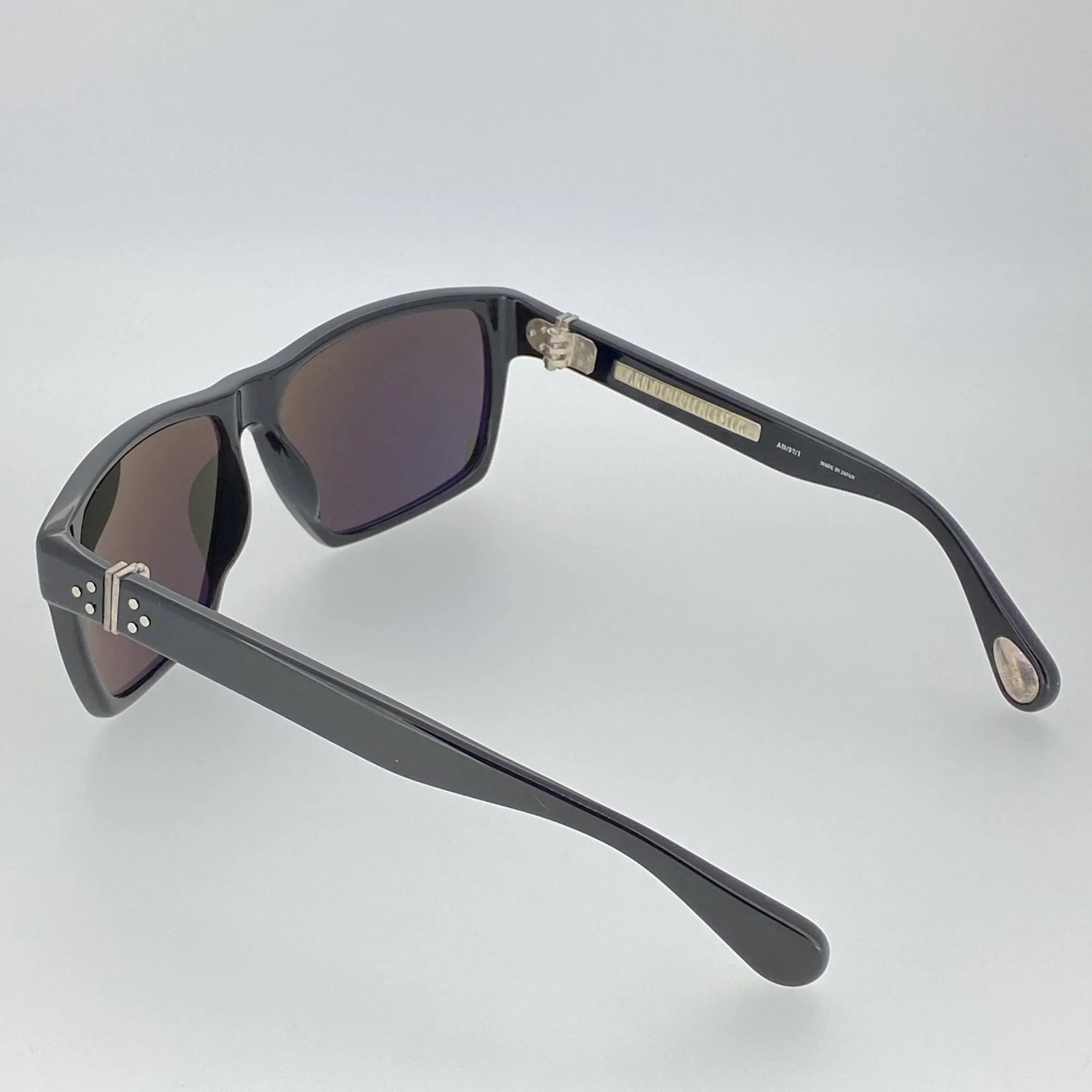 Ann Demeulemeester Men's Sunglasses Angular Black and Grey AD37C1SUN