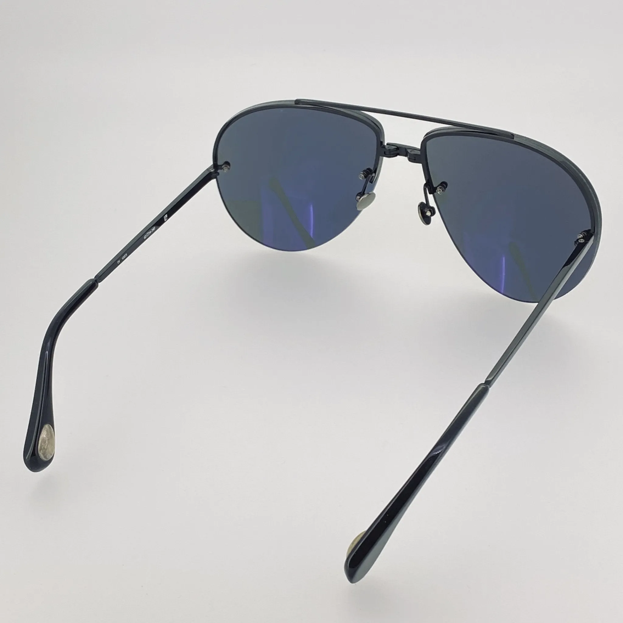 Ann Demeulemeester Men's Sunglasses Black and Grey AD13C4SUN