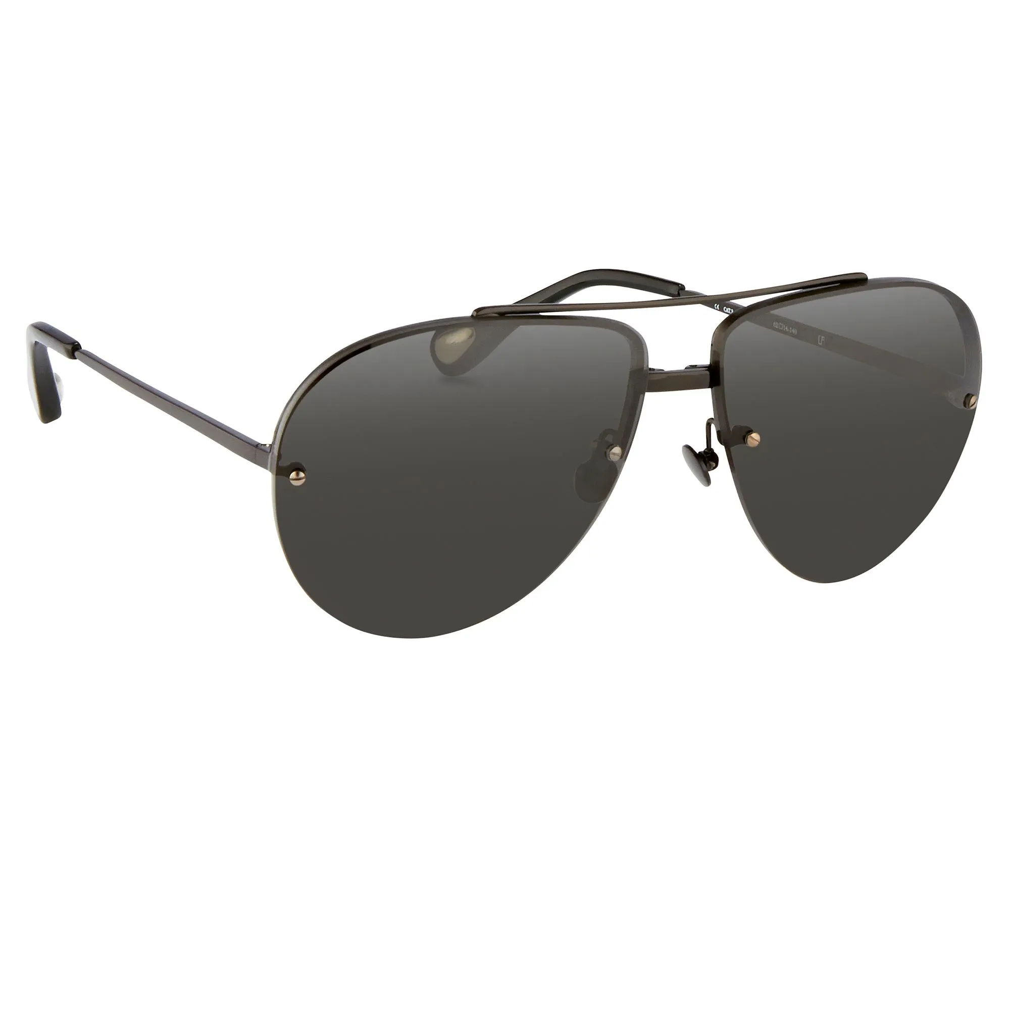 Ann Demeulemeester Men's Sunglasses Black and Grey AD13C4SUN