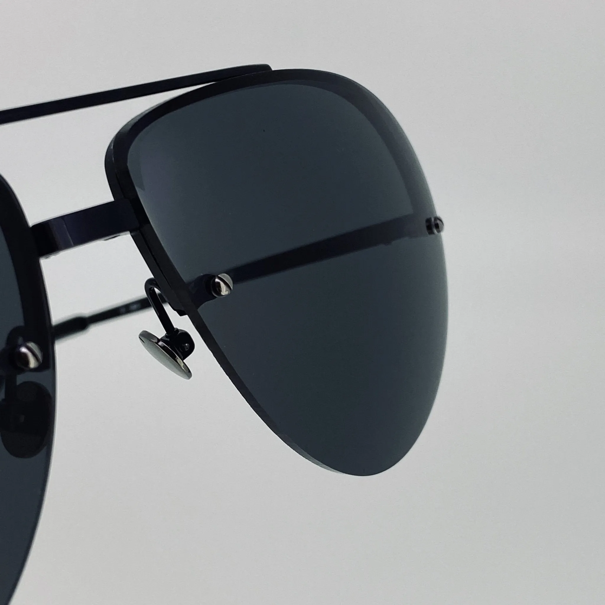 Ann Demeulemeester Men's Sunglasses Black and Grey AD13C4SUN