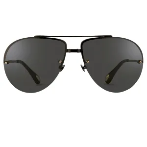 Ann Demeulemeester Men's Sunglasses Black and Grey AD13C4SUN