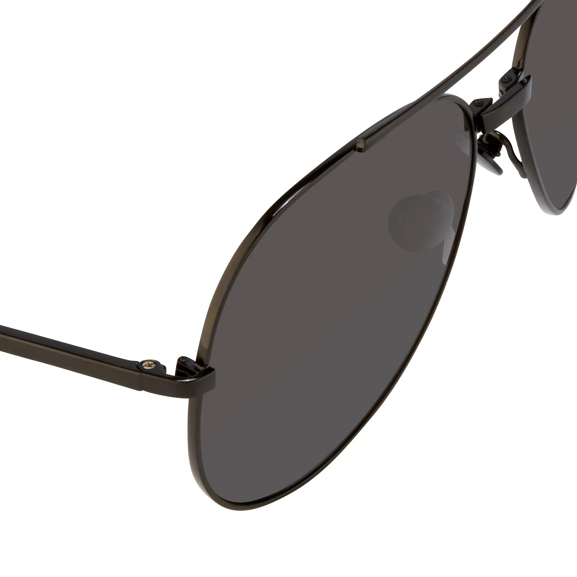 Ann Demeulemeester Men's Sunglasses Black and Grey AD14C4SUN