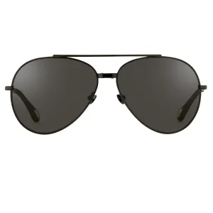 Ann Demeulemeester Men's Sunglasses Black and Grey AD14C4SUN