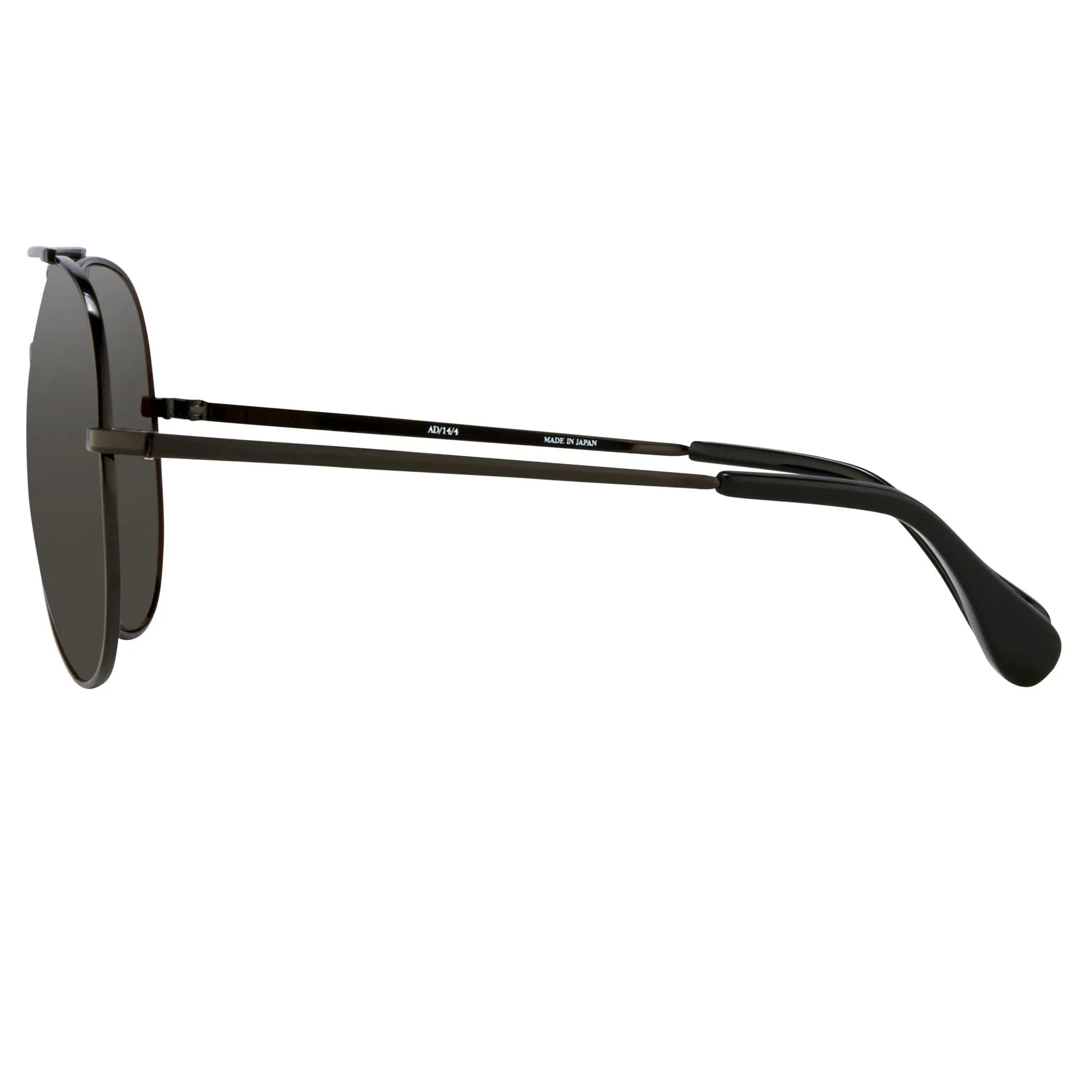 Ann Demeulemeester Men's Sunglasses Black and Grey AD14C4SUN
