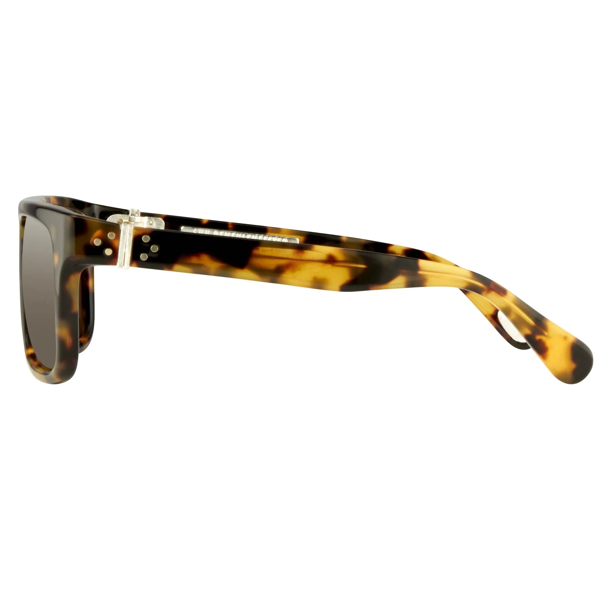 Ann Demeulemeester Men's Sunglasses Flat Top Tortoise and Grey AD2C2SUN