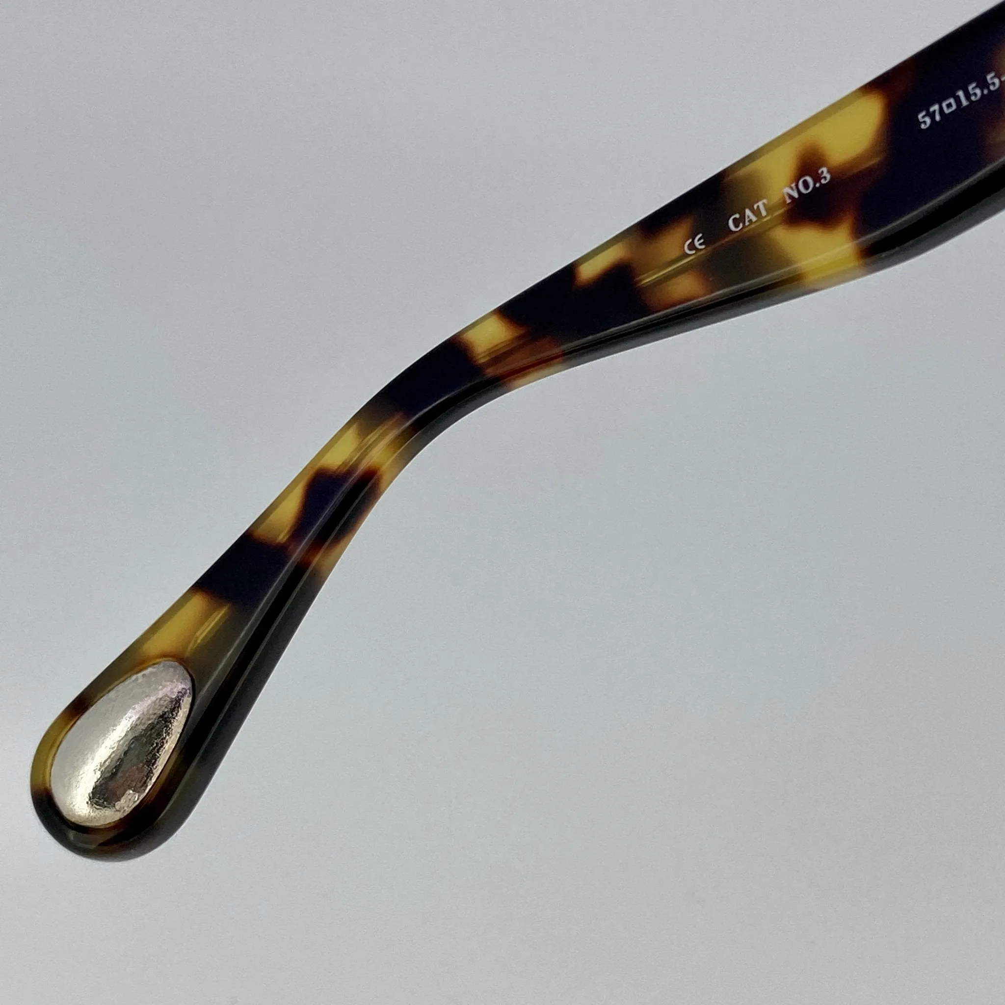 Ann Demeulemeester Men's Sunglasses Flat Top Tortoise and Grey AD2C2SUN