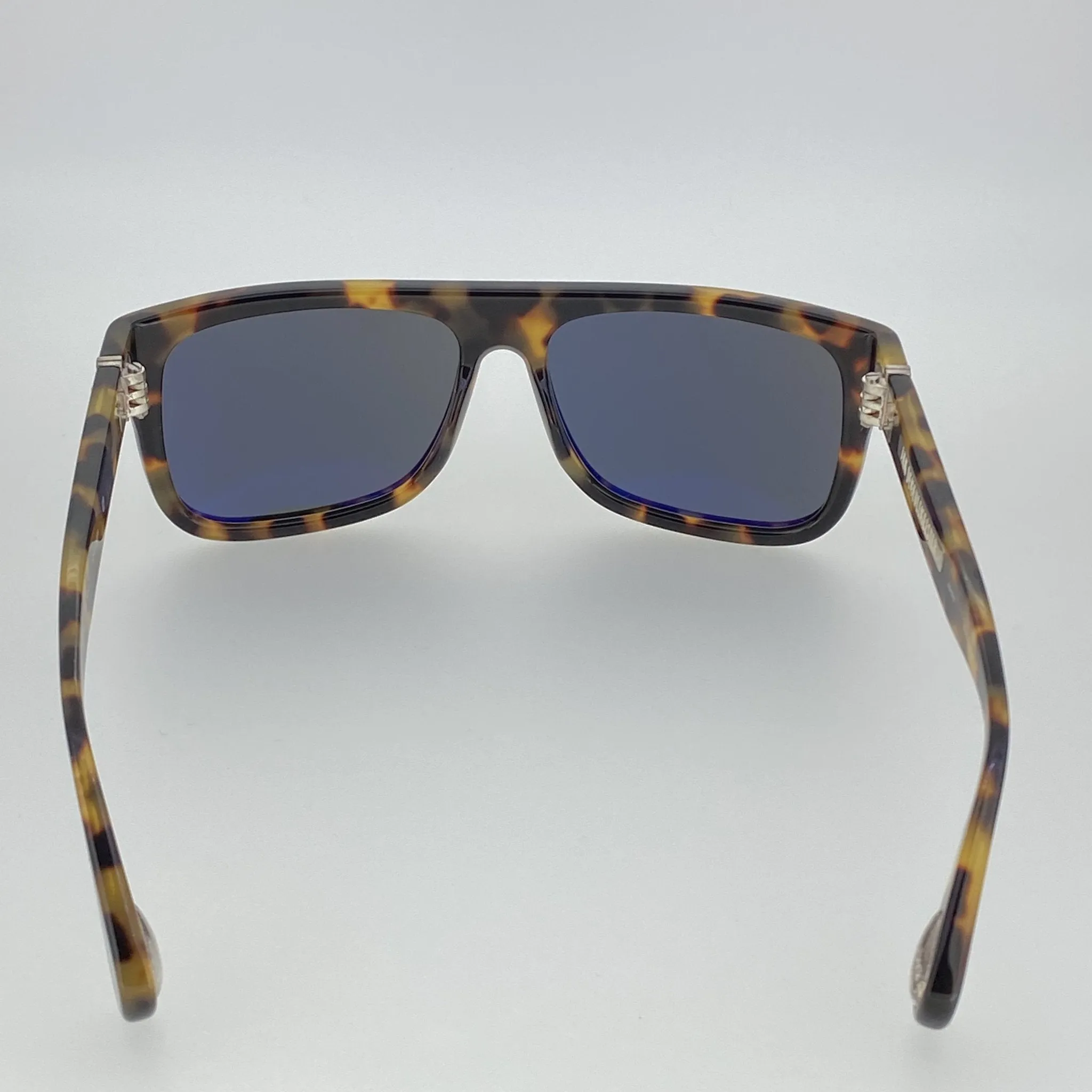 Ann Demeulemeester Men's Sunglasses Flat Top Tortoise and Grey AD2C2SUN