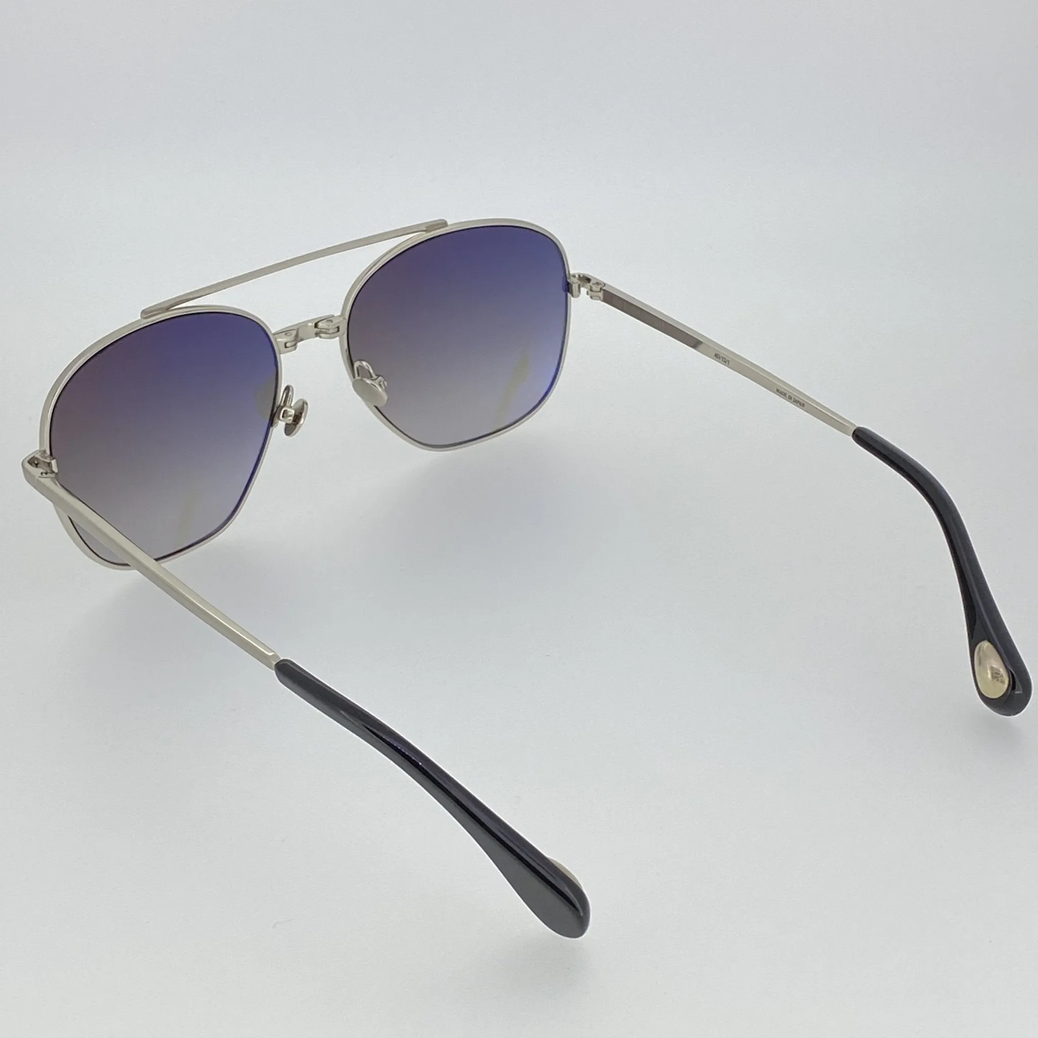 Ann Demeulemeester Men's Sunglasses Silver and Gray AD12C1SUN