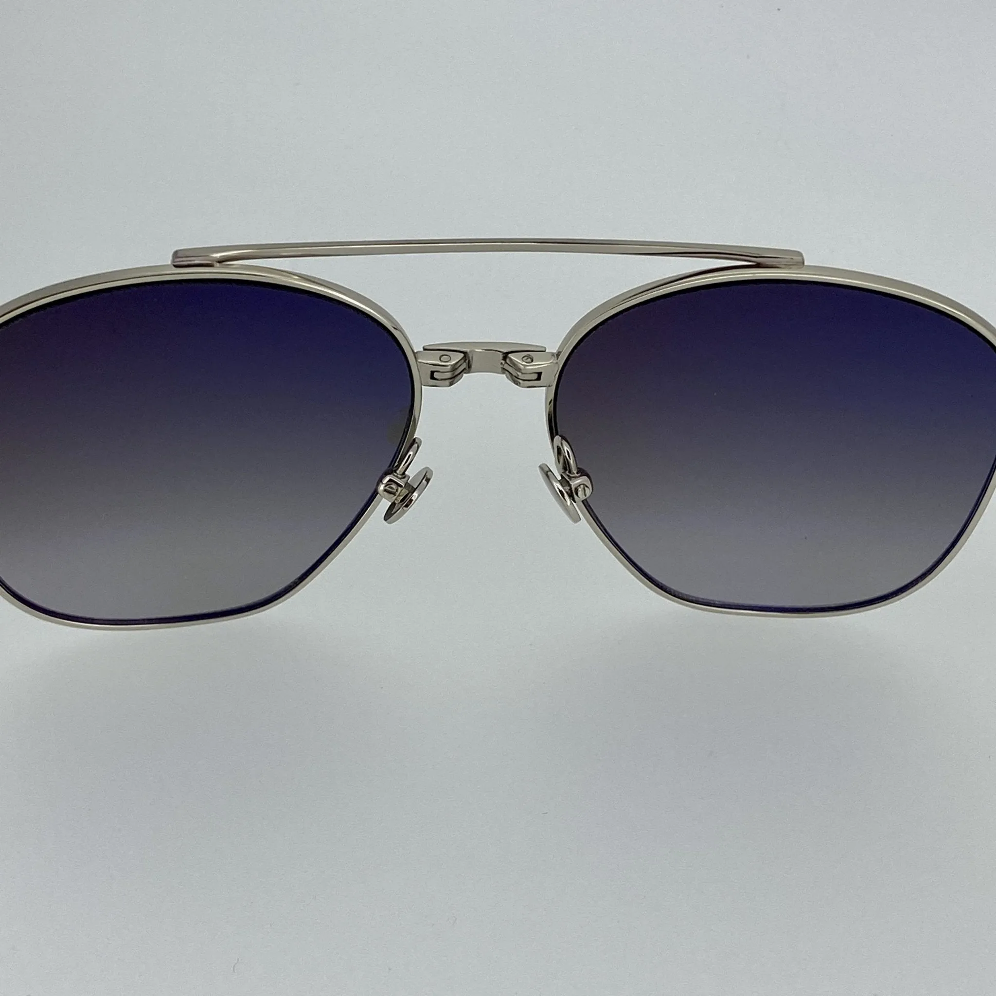 Ann Demeulemeester Men's Sunglasses Silver and Gray AD12C1SUN