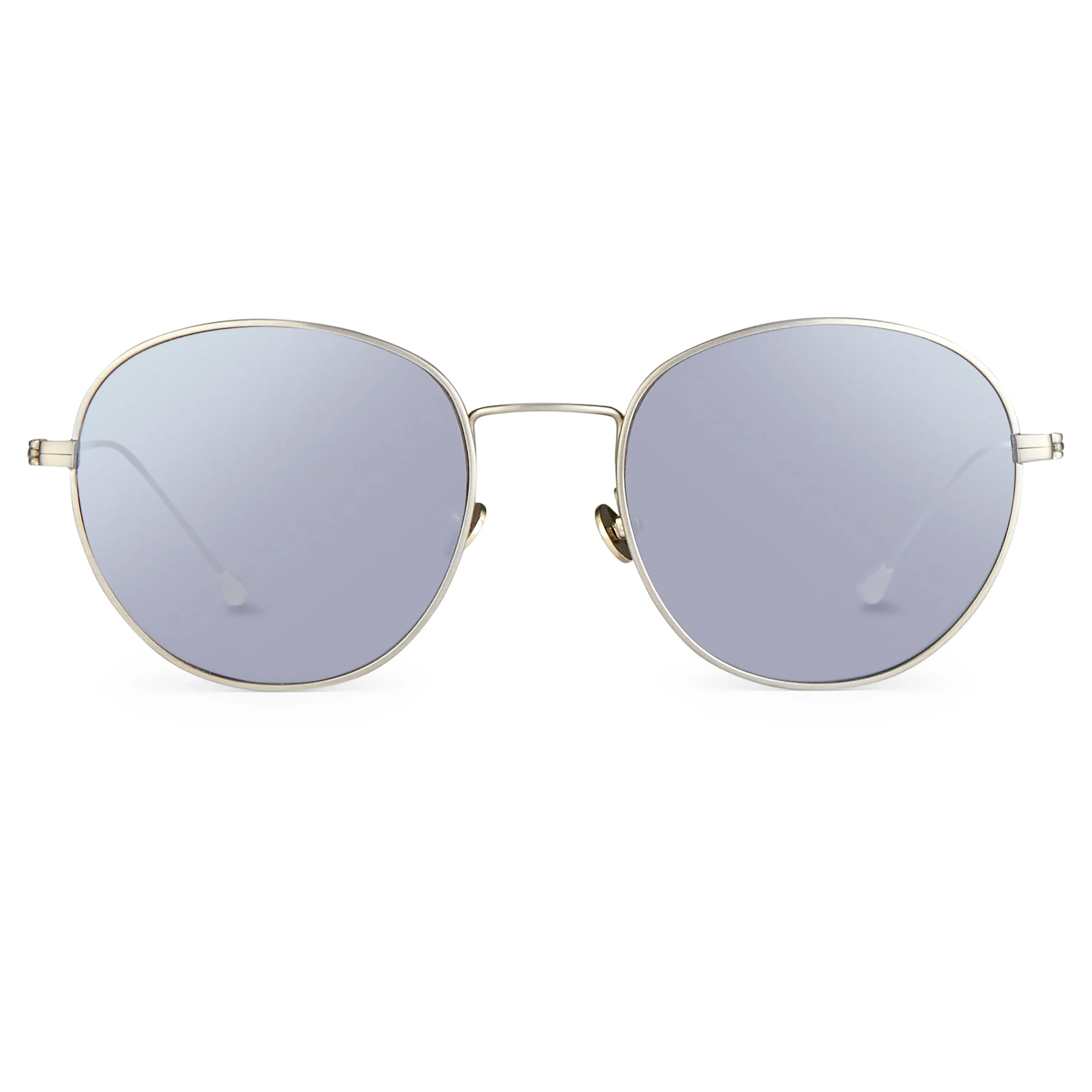 Ann Demeulemeester Sunglasses Oval Silver