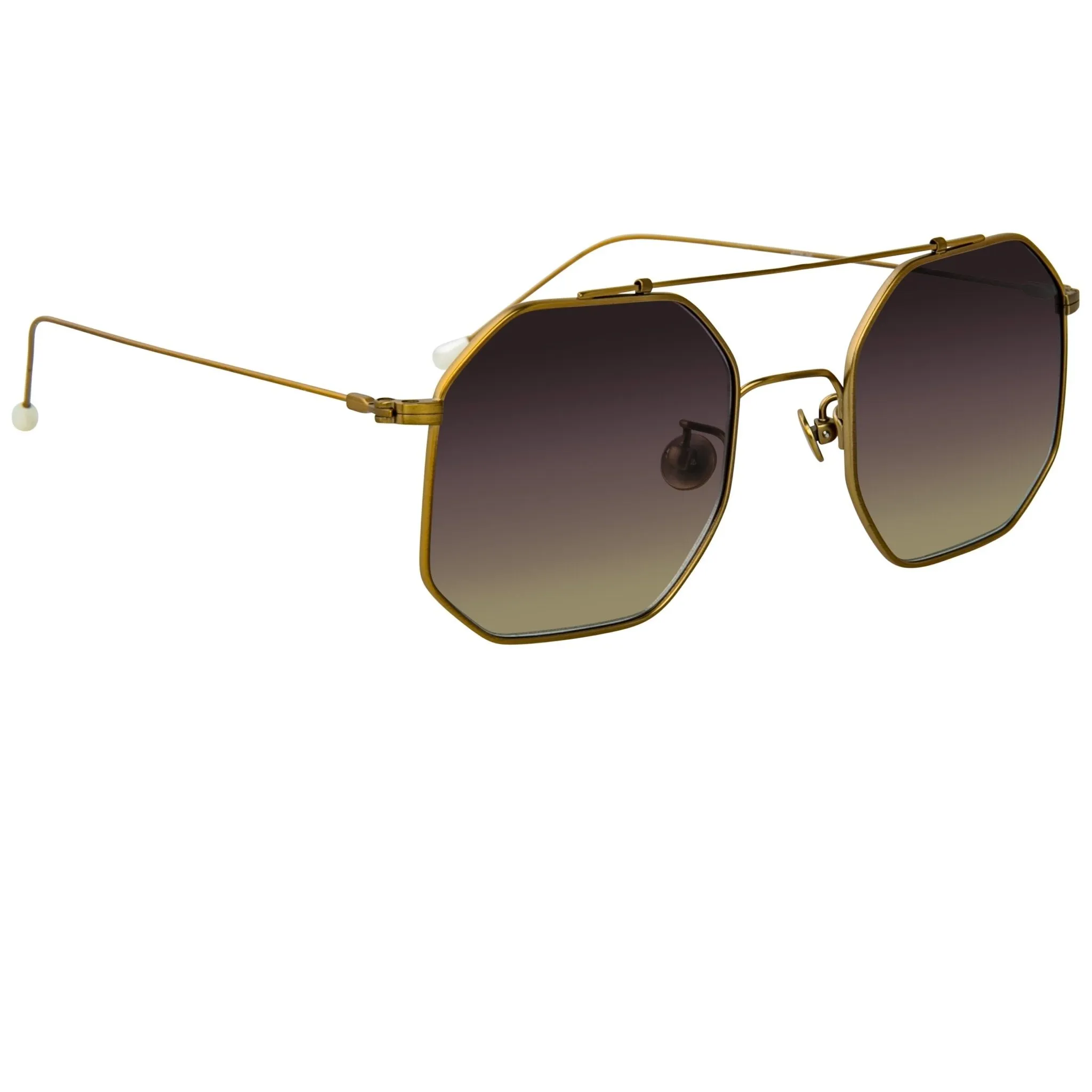 Ann Demeulemeester Sunglasses Square Bronze and Grey