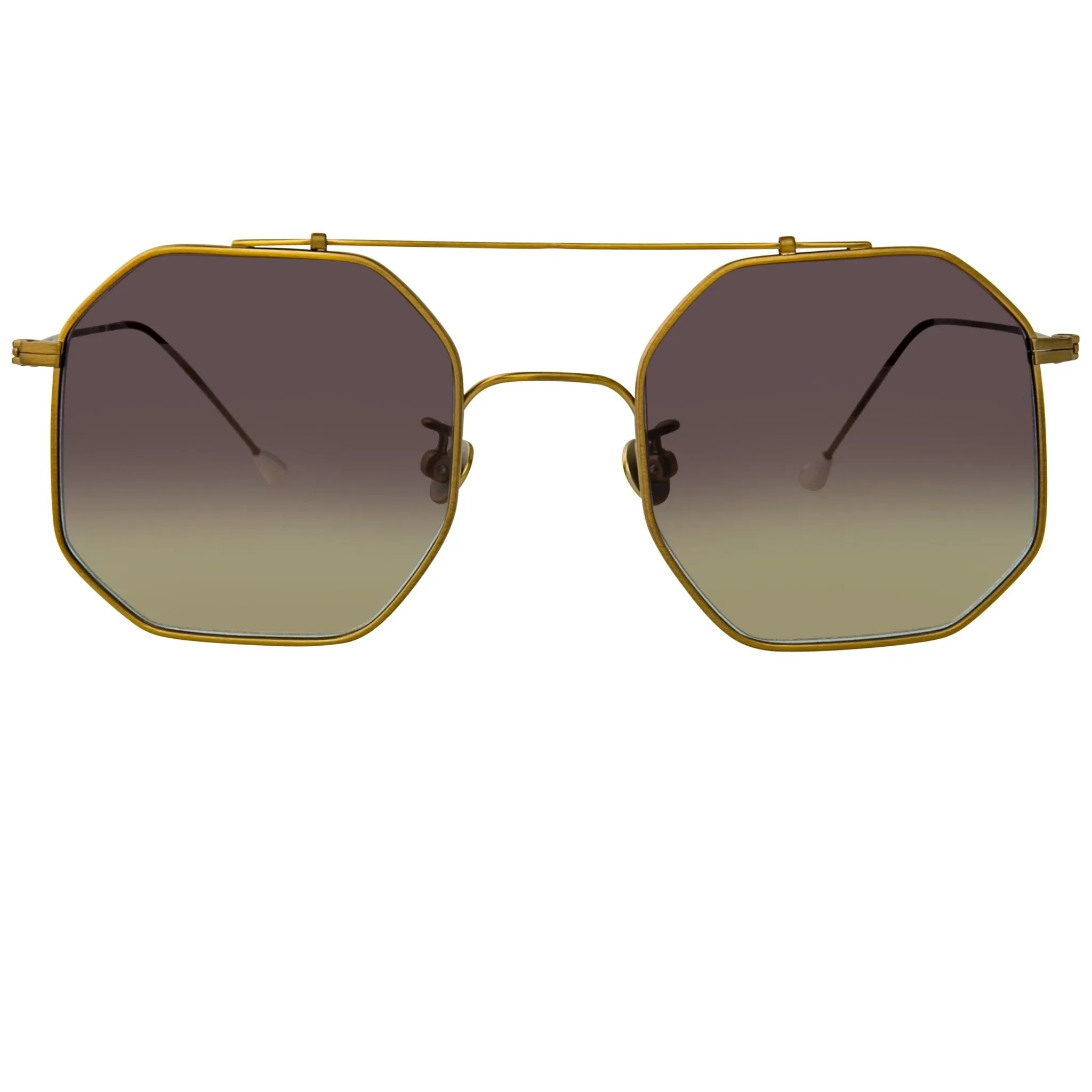 Ann Demeulemeester Sunglasses Square Bronze and Grey