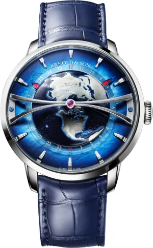 Arnold & Son Globetrotter Platinum Limited Edition Watch