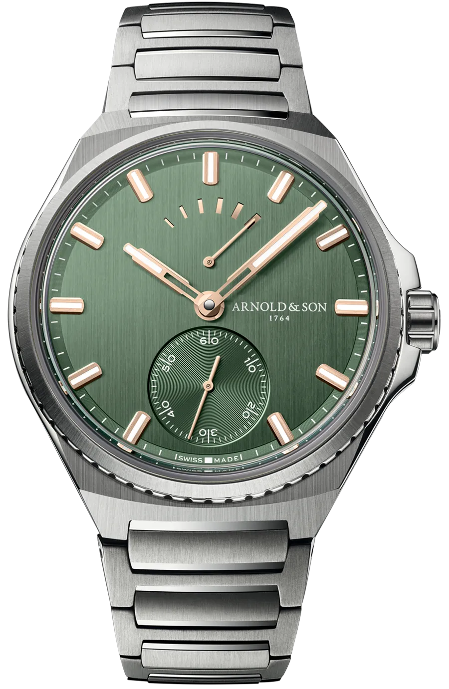 Arnold & Son Longitude Titanium Fern Green Watch