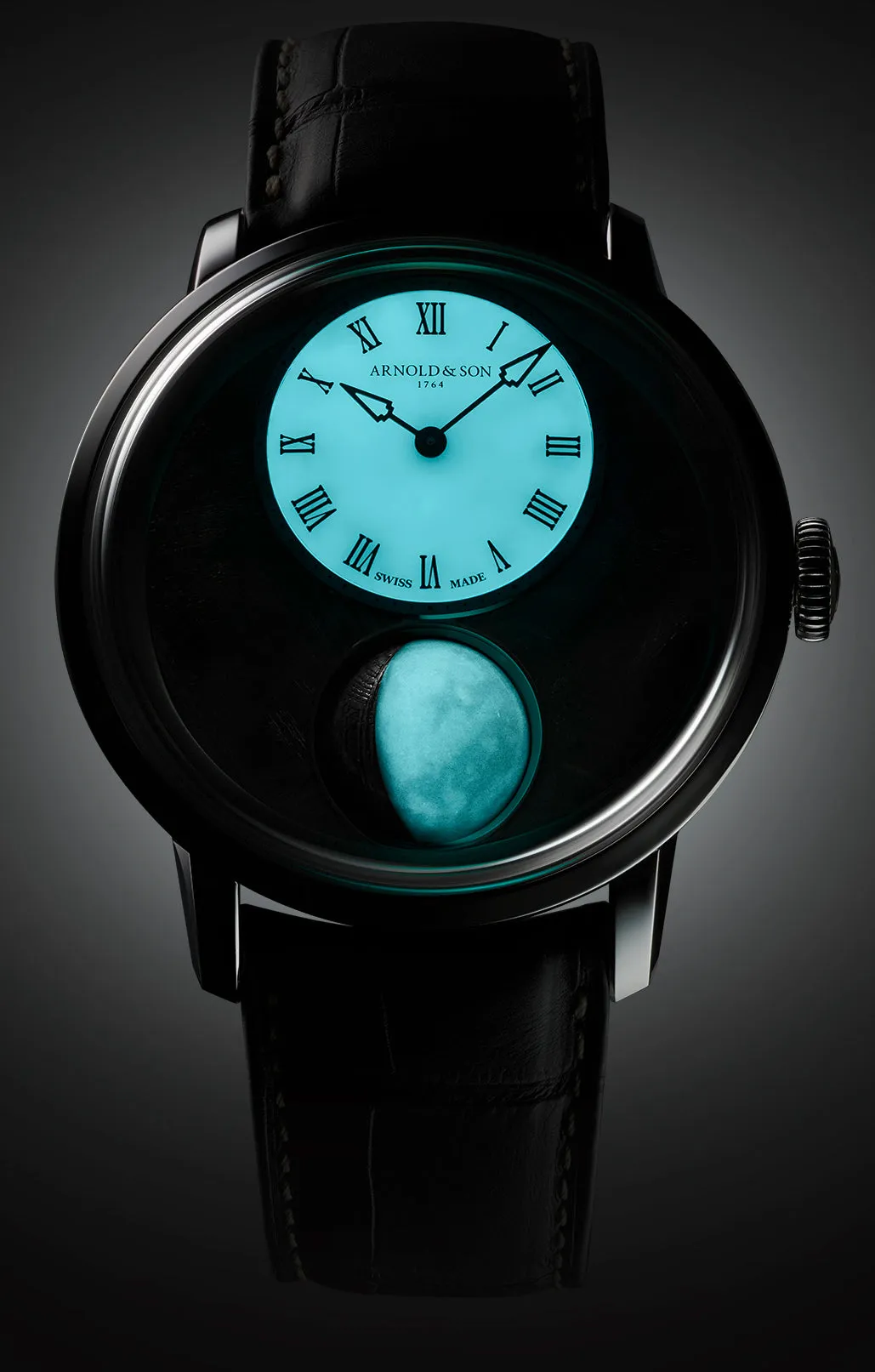 Arnold & Son Luna Magna Platinum Meteorite Limited Edition Watch