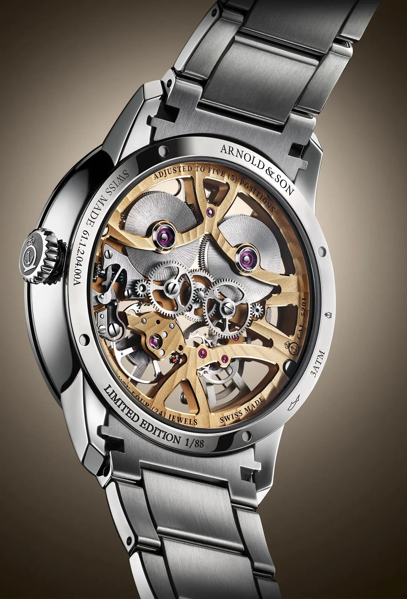 Arnold & Son Nebula 40 Steel Limited Edition Watch