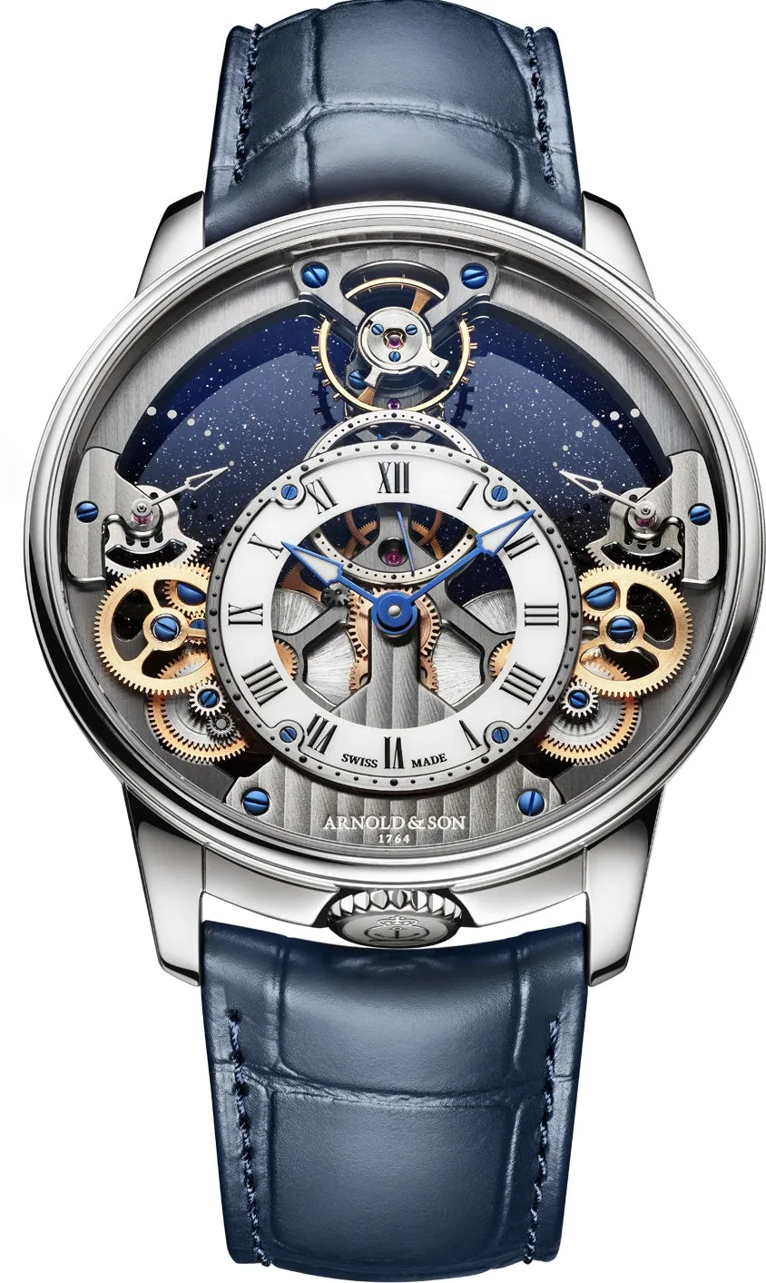 Arnold & Son Time Pyramid 42.5 Platinum Watch