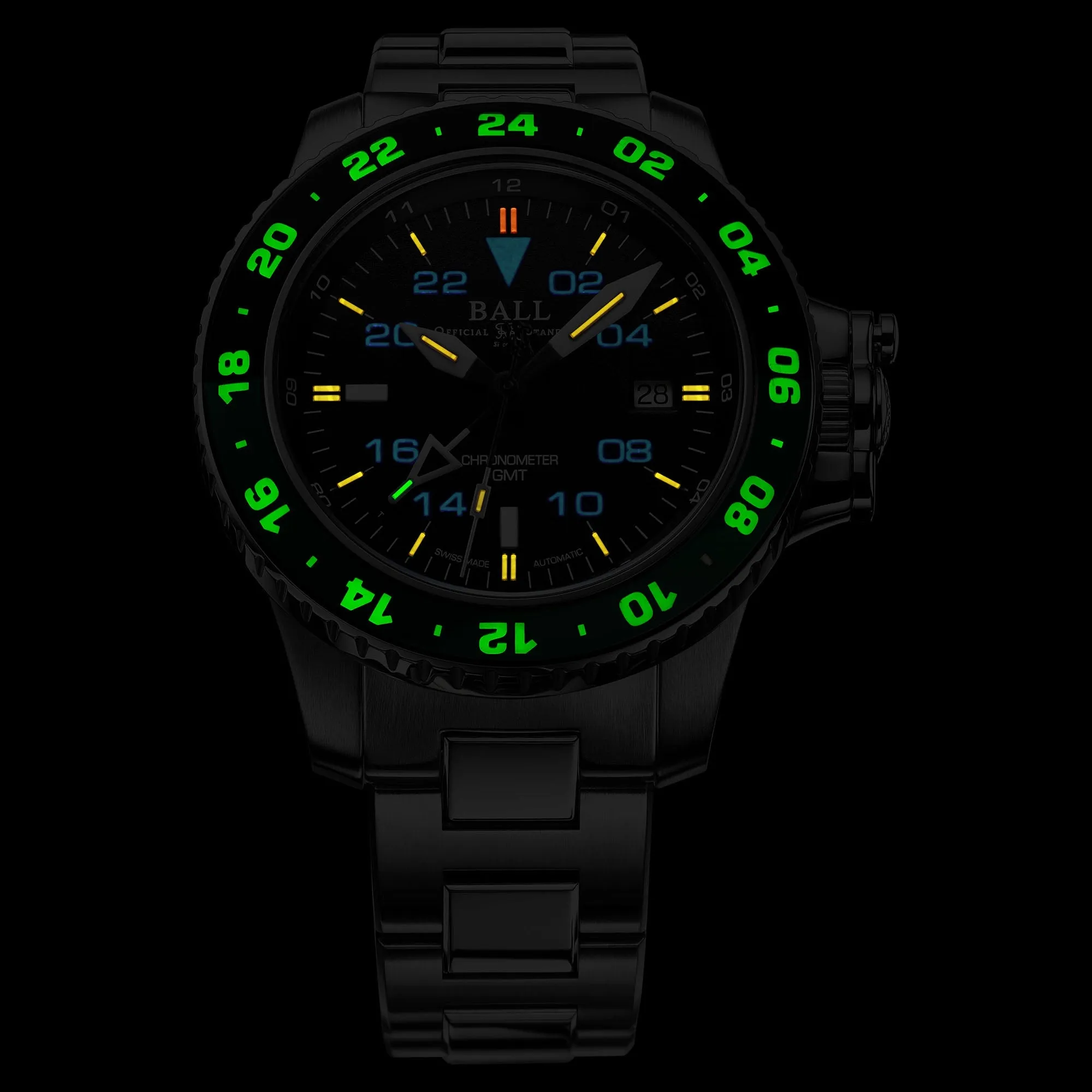 Ball Engineer Hydrocarbon AeroGMT II Men's Black Watch DG2018C-S11C-BK