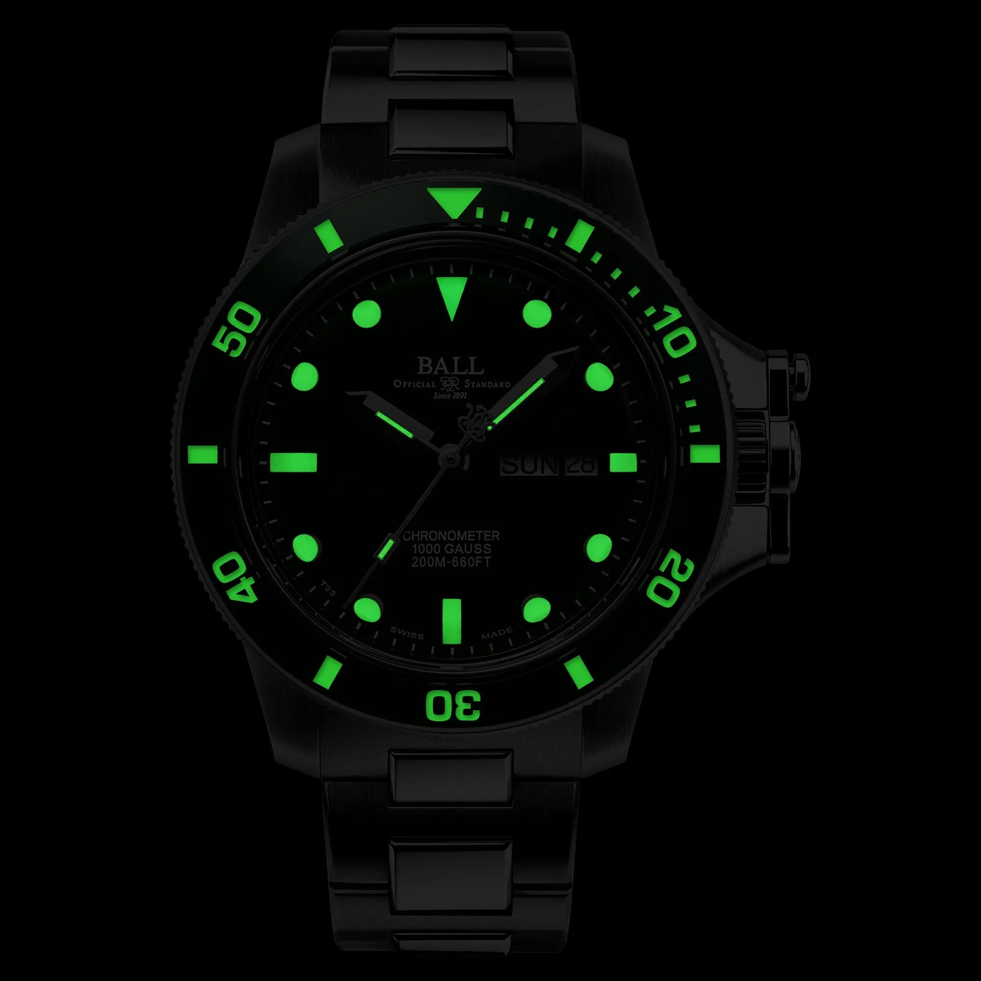 Ball Engineer Hydrocarbon Original Men's Green Watch DM2218B-S2CJ-GR