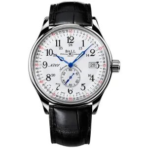 Ball Railroad Standard 130 Years Men's Black Watch NM3888D-LL4CJ-WH