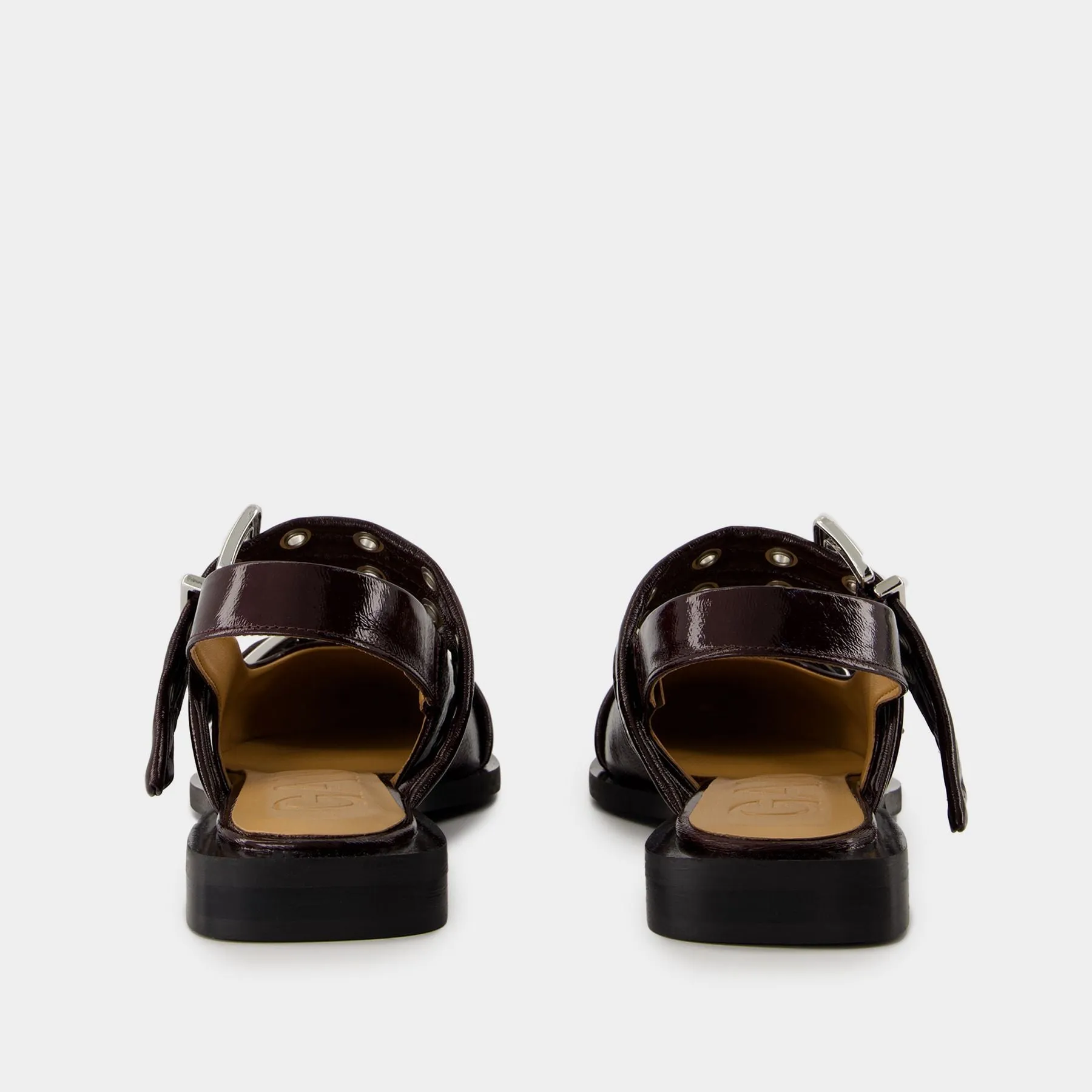 Ballerinas - Ganni - Polyester - Bordeaux