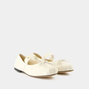 Ballerinas Jolie - ANINE BING - Leather - White