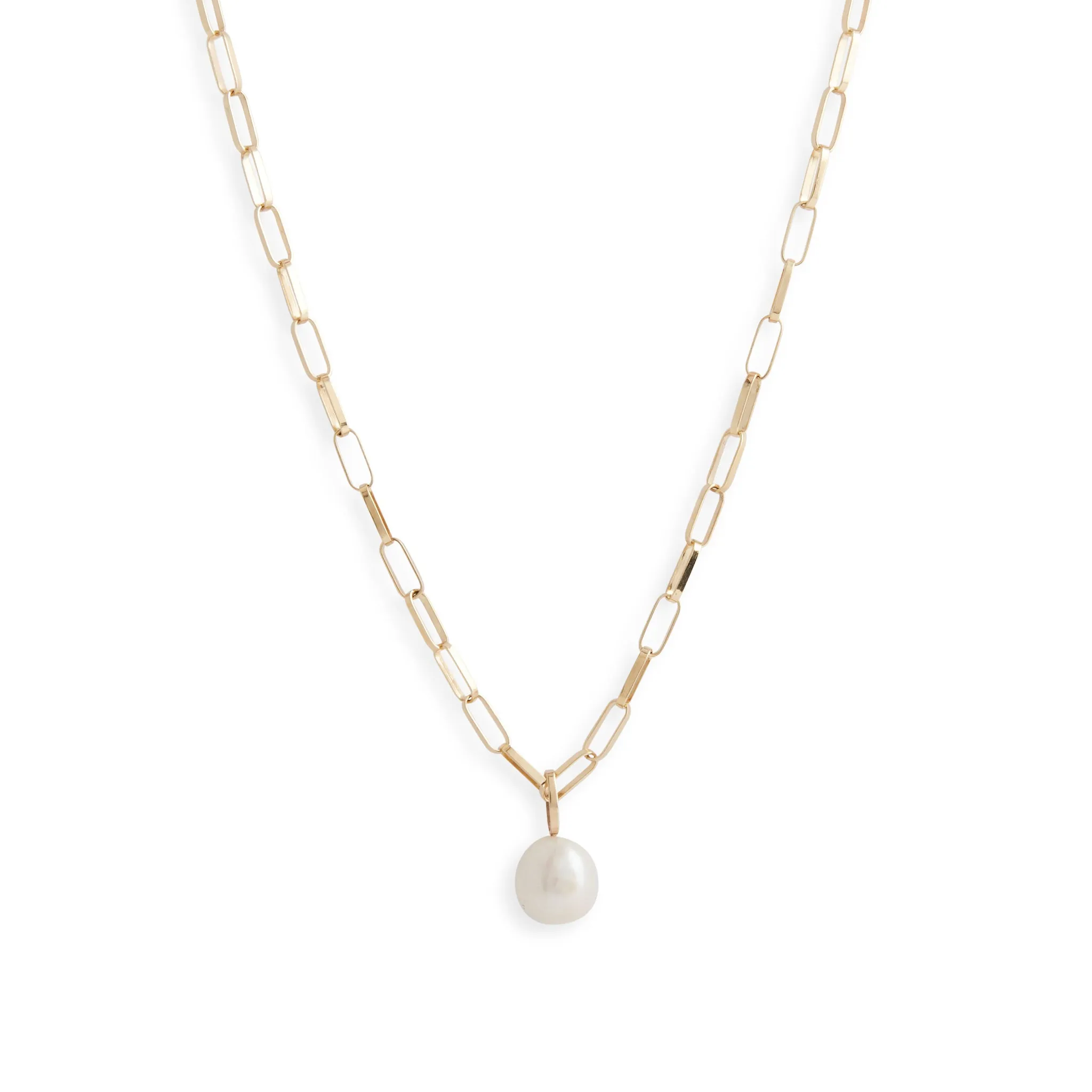 Baroque Pearl Link Drop Choker Pieces of Eight