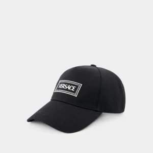 Baseball Cap - Versace - Cotton  - Black