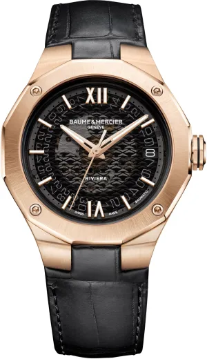 Baume et Mercier Riviera Automatic Rose Gold Watch
