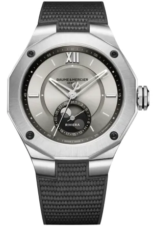Baume et Mercier Riviera Baumatic Moonphase Mens Watch