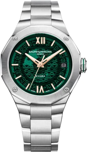 Baume et Mercier Riviera Smokey Green Watch