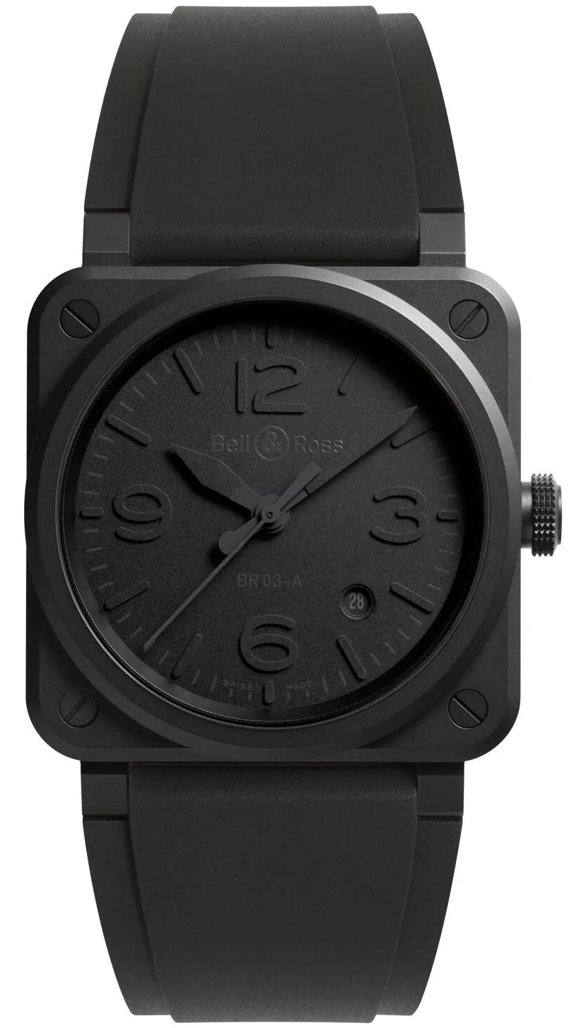 Bell & Ross BR 03 Auto Phantom Ceramic Watch