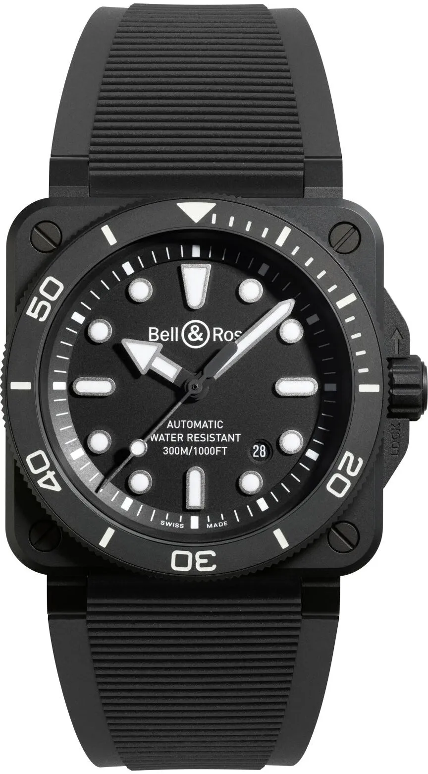 Bell & Ross BR 03 Diver Black Matt Watch