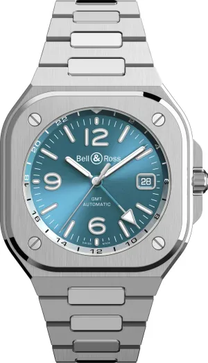Bell & Ross BR 05 GMT Sky Blue Bracelet Watch