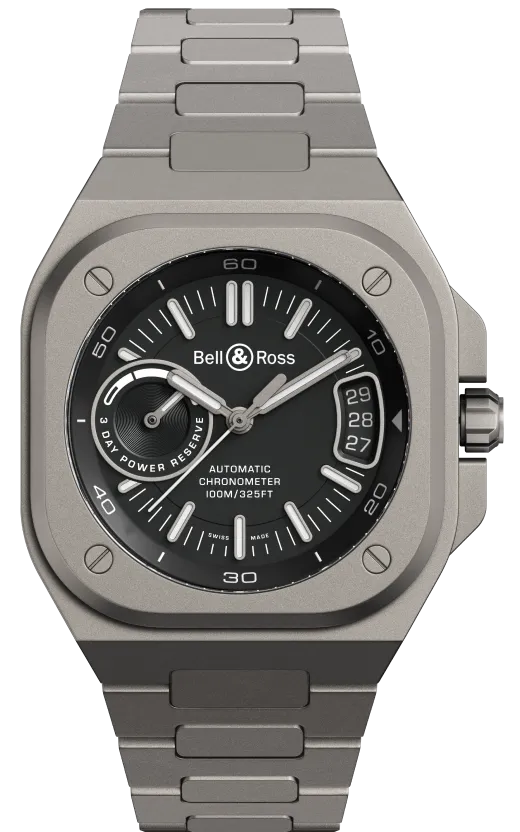 Bell & Ross BR X5 Black Titanium Bracelet Watch