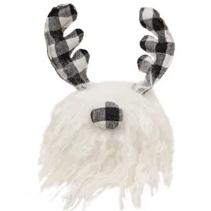 *Black & White Buffalo Check Gnome Ball