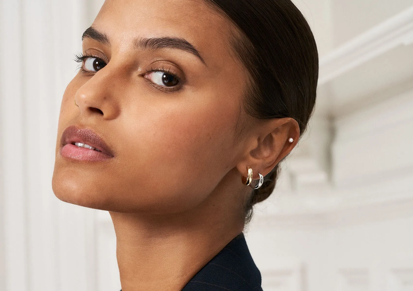 Bold 14K Gold Hoops