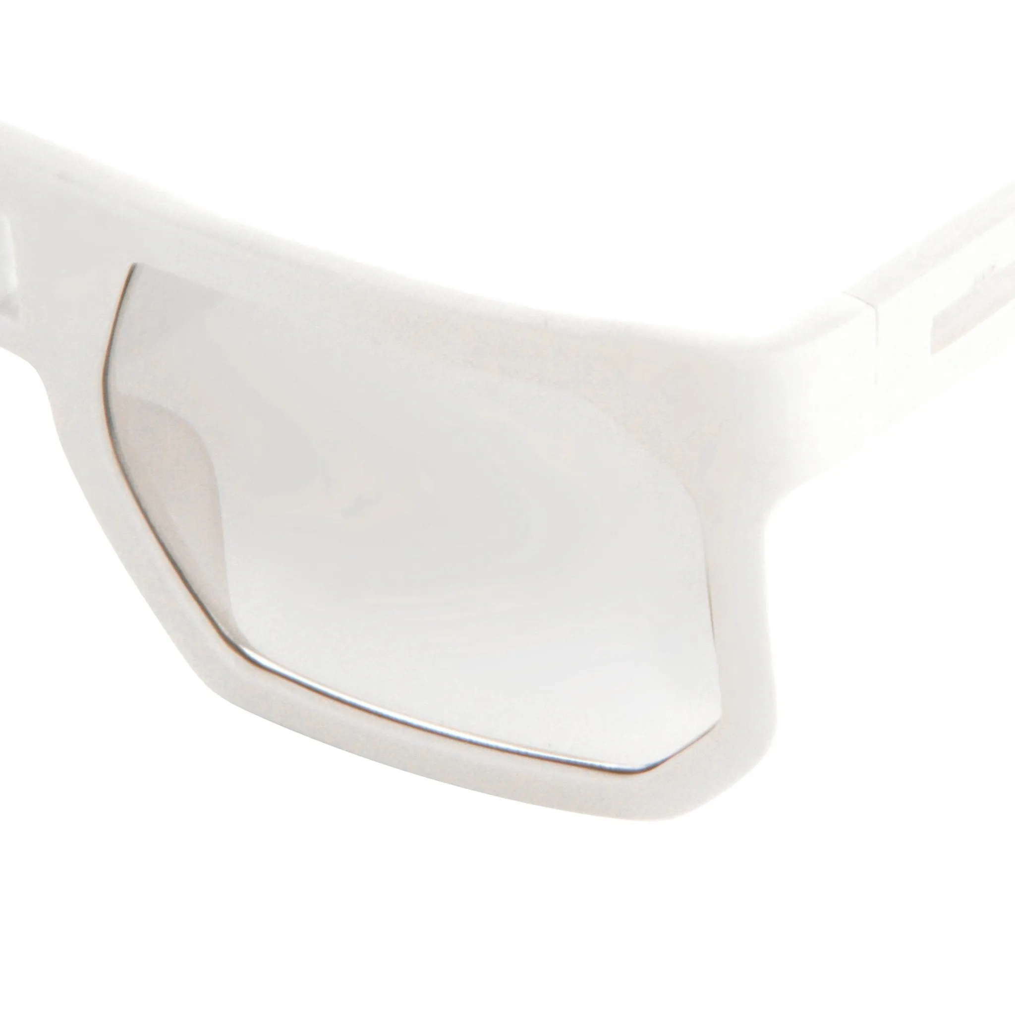 Boris Bidjan Saberi Men's Sunglasses Rectangular White BBS1C1SUN