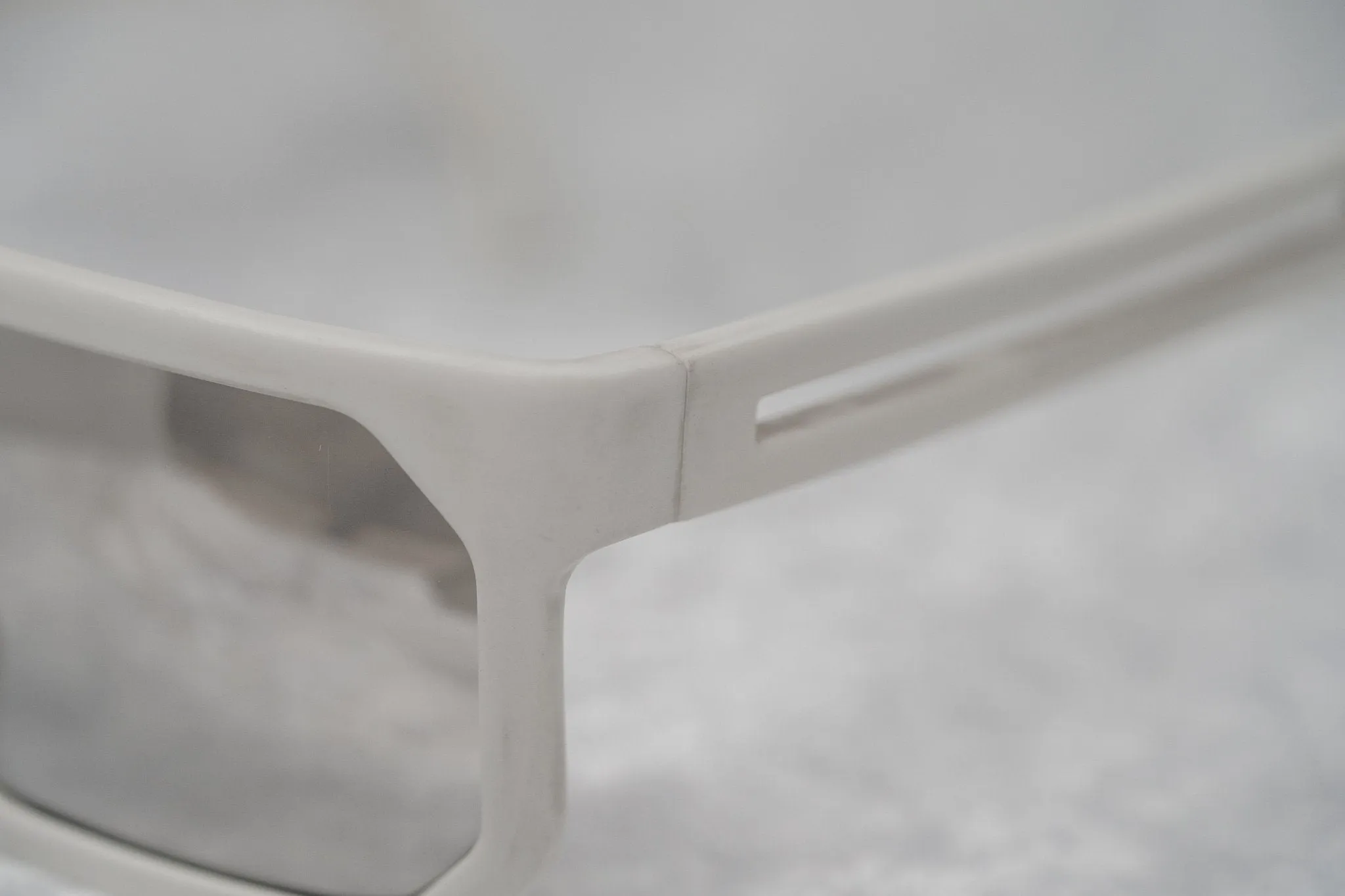 Boris Bidjan Saberi Men's Sunglasses Rectangular White BBS1C1SUN