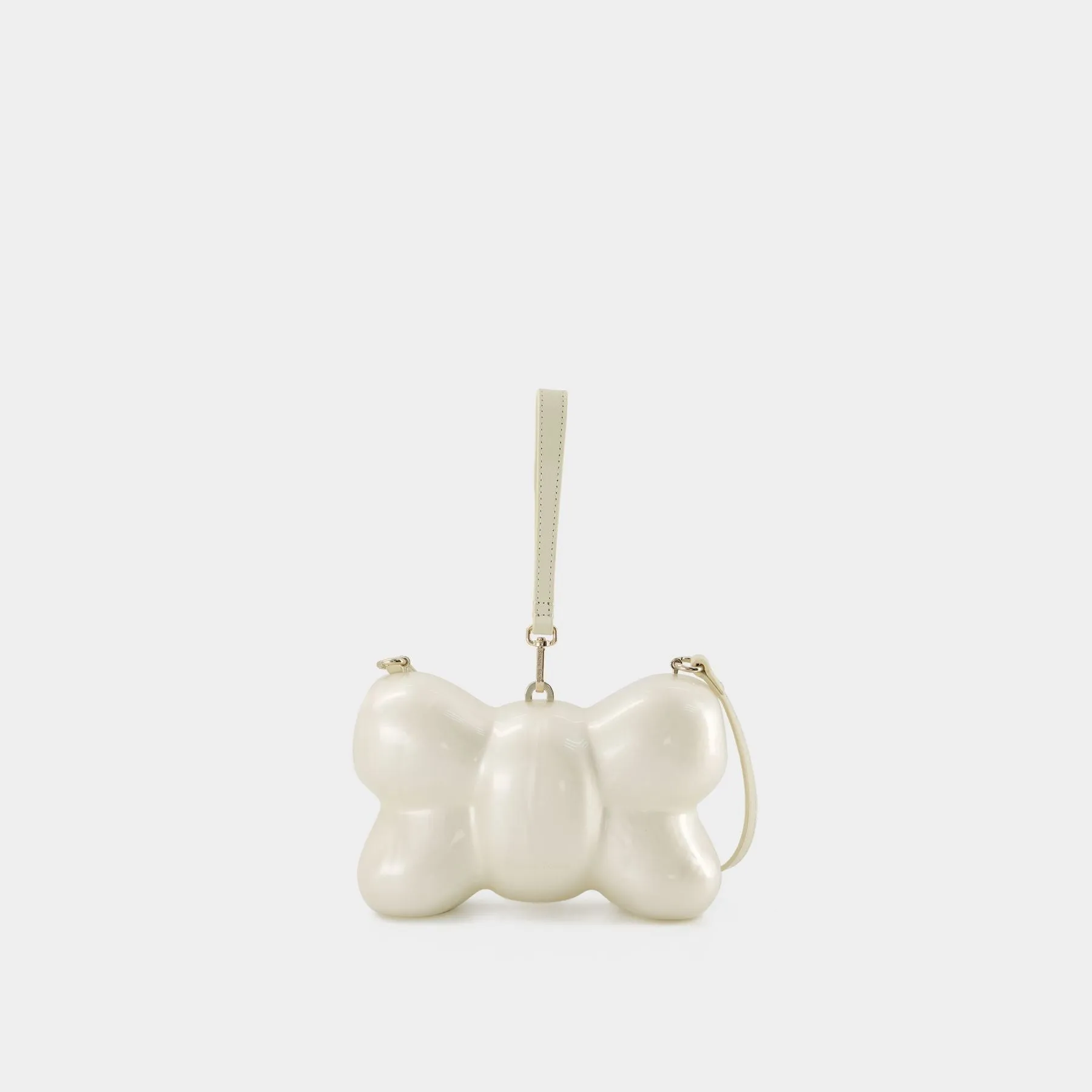 Bow Bag Crossbody - Simone Rocha - Leather - Beige
