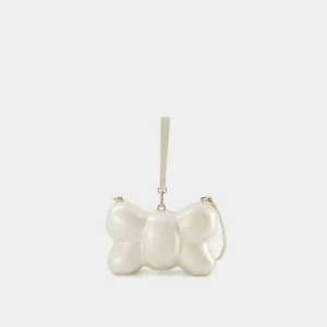 Bow Bag Crossbody - Simone Rocha - Leather - Beige