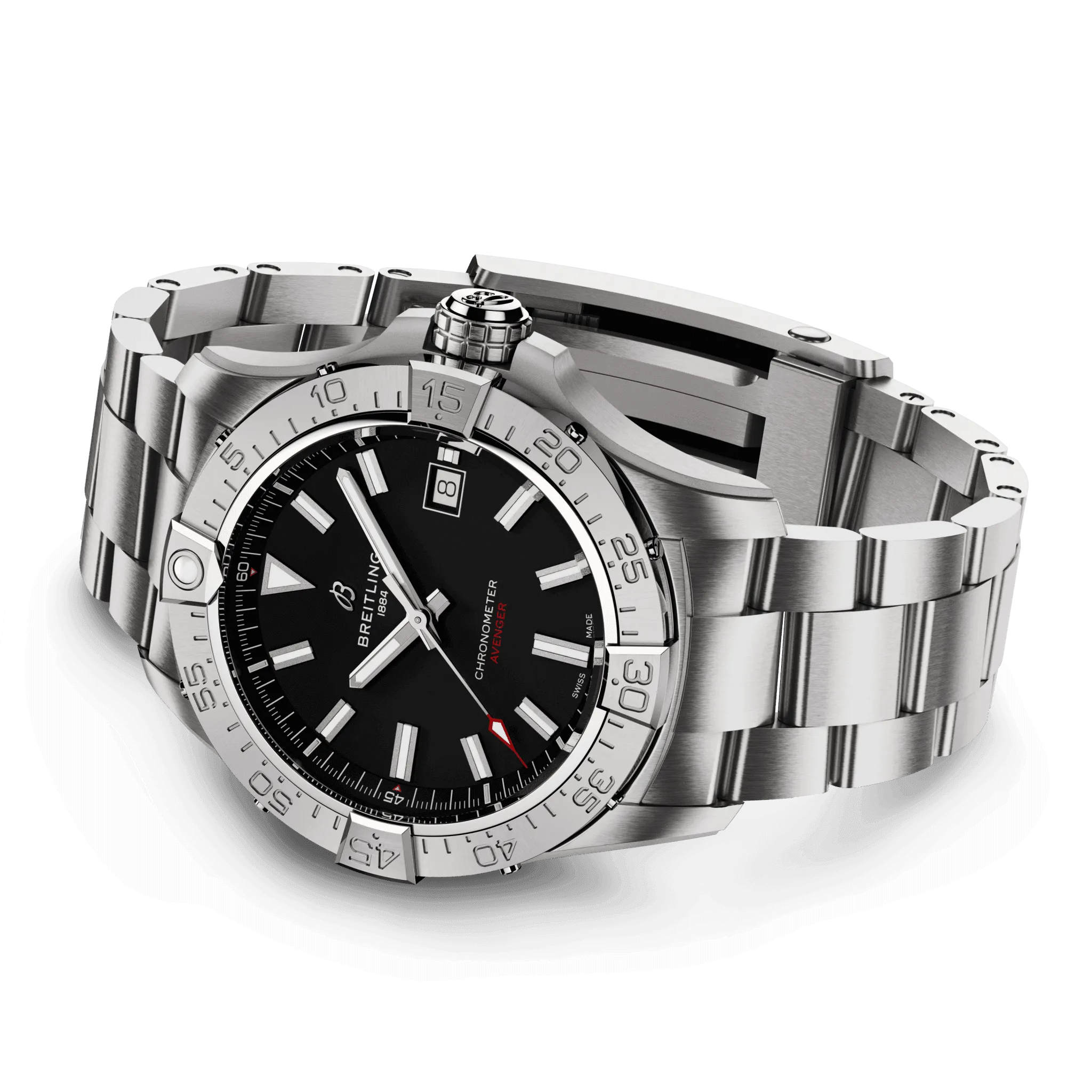 Breitling Avenger Automatic 42 Black Bracelet Watch