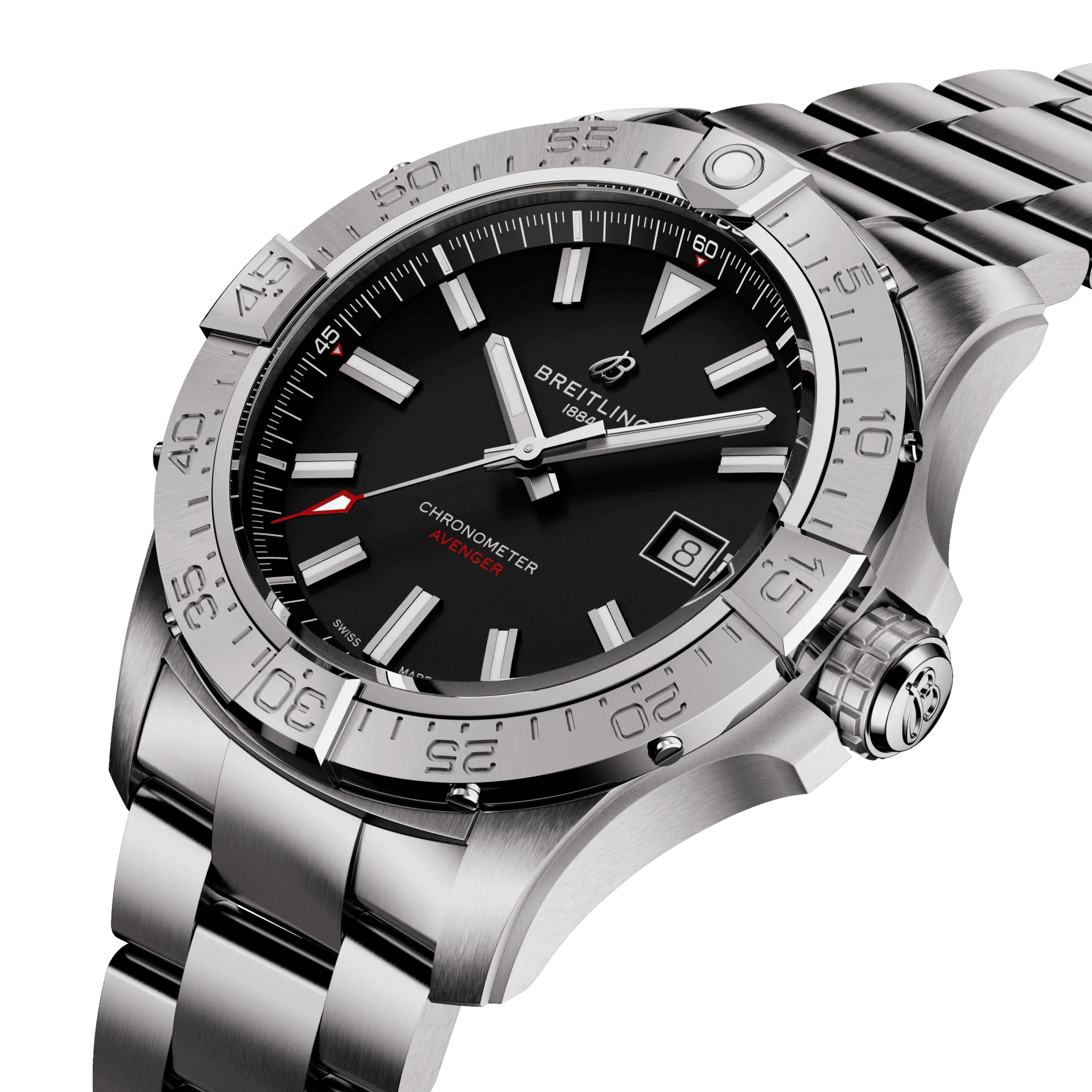 Breitling Avenger Automatic 42 Black Bracelet Watch