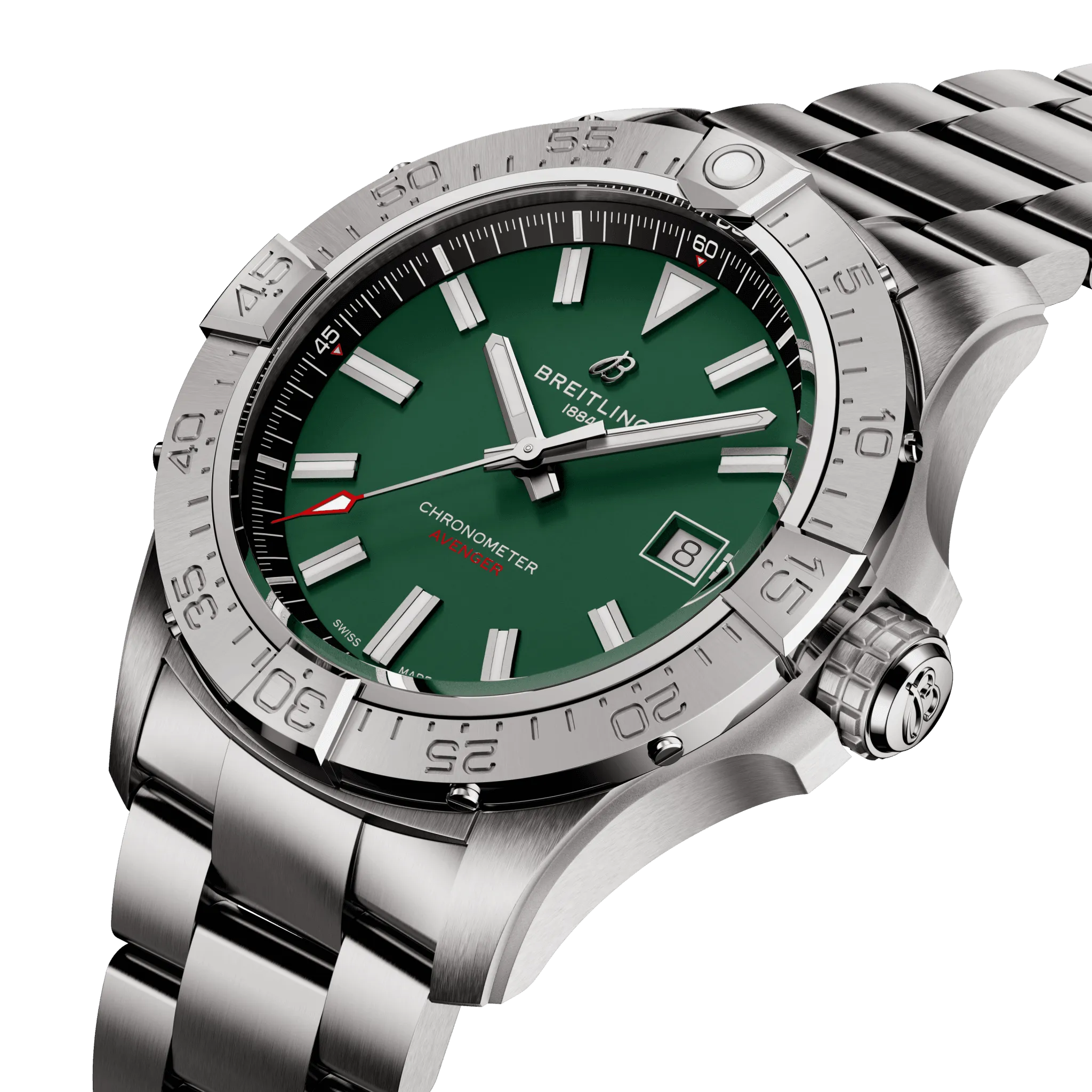 Breitling Avenger Automatic 42 Green Bracelet Watch